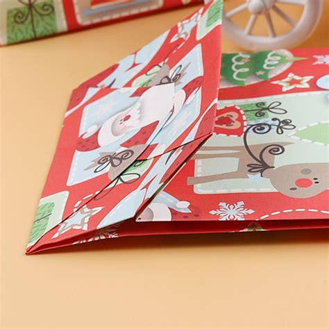 Hot Xmas Wedding Favors Kraft Paper Christmas Gift Bag Shop Loot