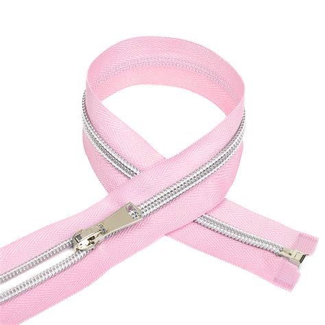 Купить Молния MaxZipper спираль №5 декор. 45см цв.S207 св.розовый уп ...
