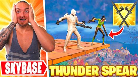 BYGGER SKYBASE MED THUNDER SPEARS I FORTNITE YouTube