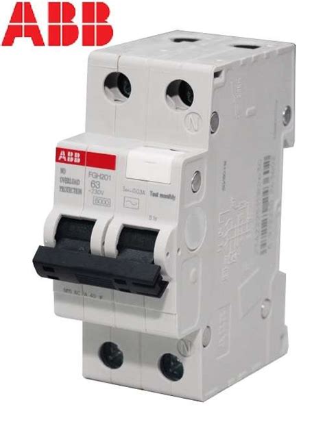 Circuit Breakers Fuse Boxes ABB Earth Leakage 63A 2Pole For Sale In