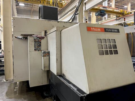 Mazak FJV 35 80 Used CNC Bridge Type Vertical Machining Center For Sale