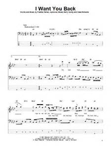 I Want You Back By The Jackson 5 Sheet Music For Bass Guitar Tab At