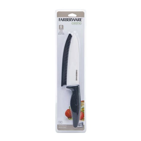 Farberware 6 Ceramic Chef Knife With Blade Cover 6 In Shipt