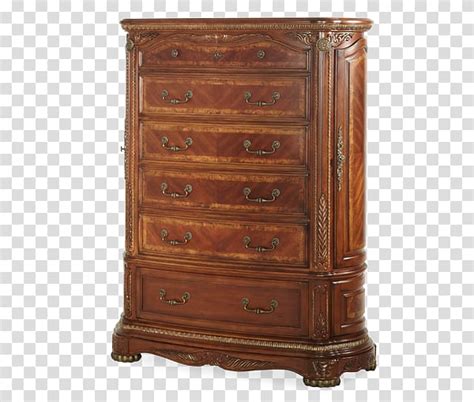 Bedside Tables Chest Of Drawers Furniture Walnut Transparent