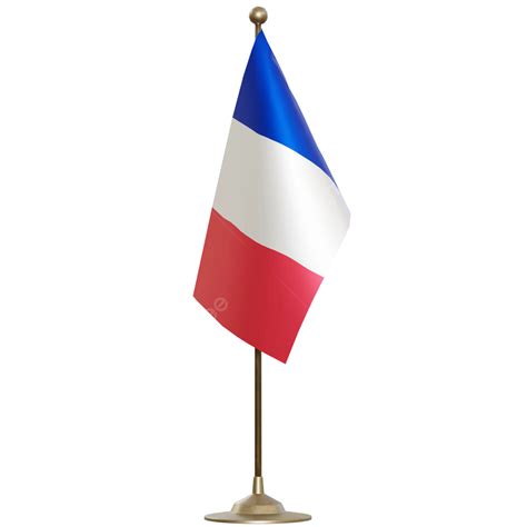 France Flag With Pole France Flag Post France Flag France Flag With