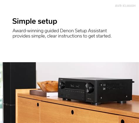 Denon Avr X H Channel Av Receiver Model W Channel