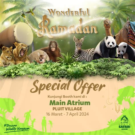 Promo Tiket High Season Lebaran Masuk Taman Safari Bogor Hanya