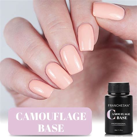 Buy Camouflage Rubber Base Coat Ml Nude Milk White Pink Colors