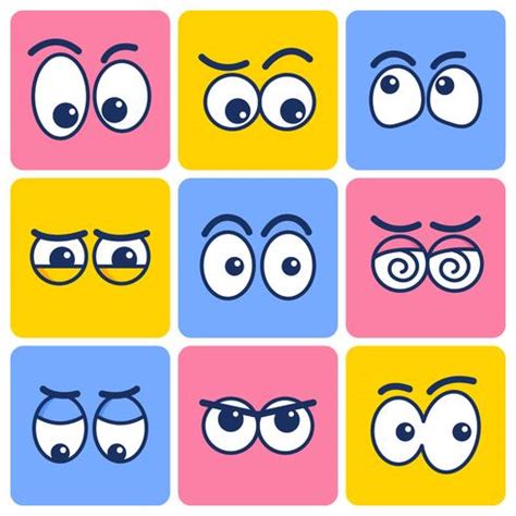 Cartoon eyes clipart 367018 Vector Art at Vecteezy