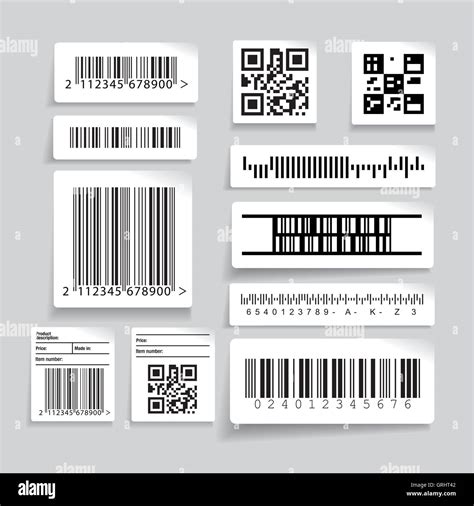 Barcode Label Set Vector Stock Vector Image And Art Alamy