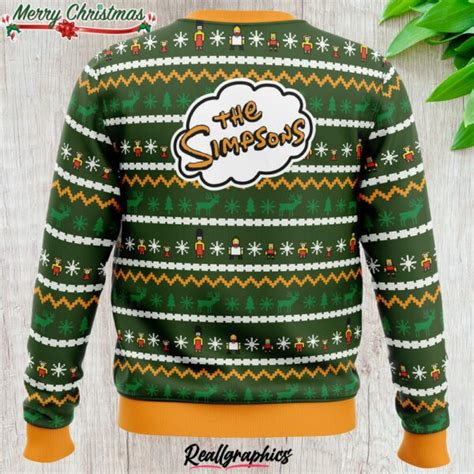 Family Tradition The Simpsons Ugly Christmas Sweater - Reallgraphics