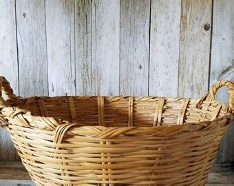 Vintage laundry basket | Etsy