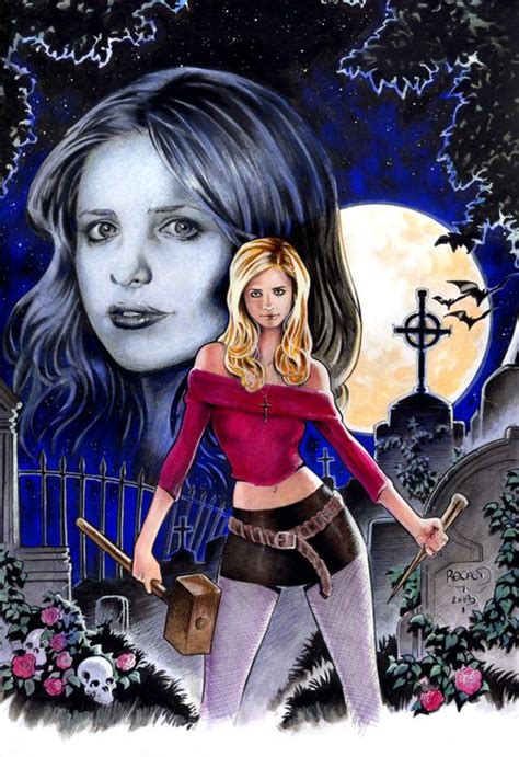 Buffy Art By Paul Renaud Buffy Buffy The Vampire Slayer Buffy The