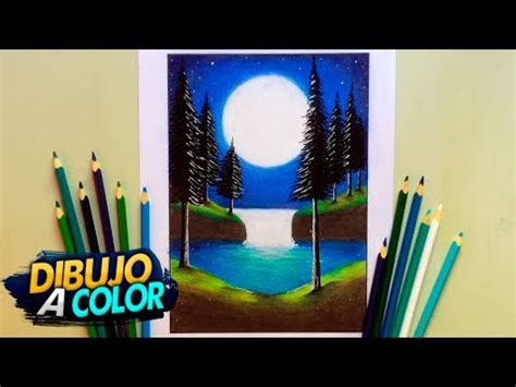 PAISAJE A COLOR CON LÁPICES DE COLORES PASO A PASO Osvaldo Latino