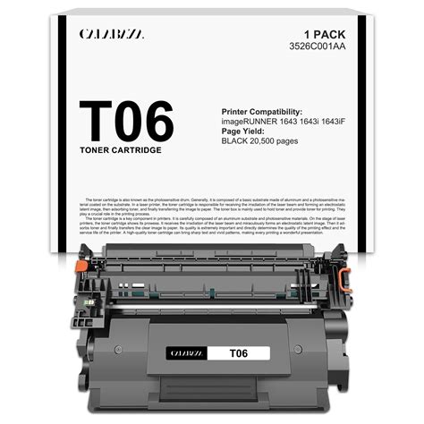 Canon T06 Black Compatible Toner Cartridge - Toner.lk