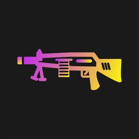 Machine Gun Vector Icon 23759038 Vector Art at Vecteezy