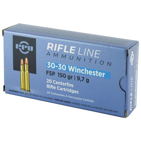 PPU Rifle Line 30 30 Win FSP 150 Grain 20 Rounds Store Triggers