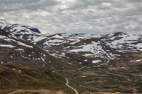 Snow Mountain Landscape beside Road in Norway Stock Image - Image of alps, snow: 271305209