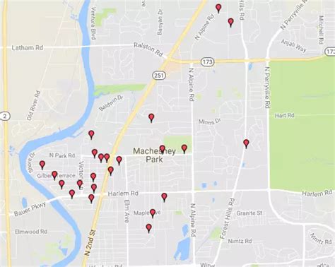Rockford Area Sex Offender Halloween Safety Map