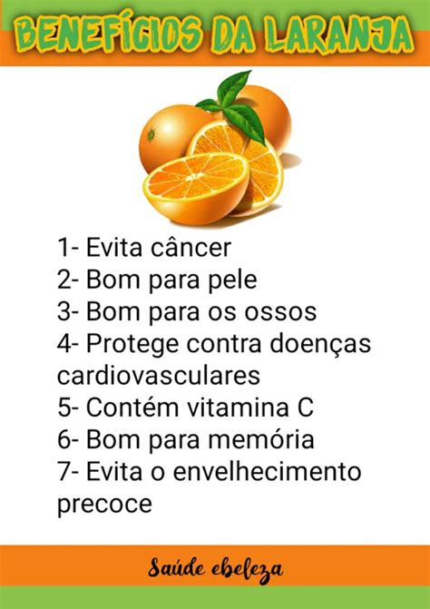 7 Benefícios da laranja Benefícios da laranja Saúde e nutrição