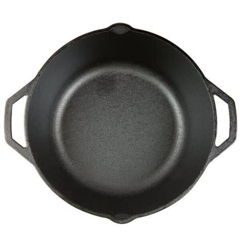 Lodge L Dol Qt Pre Seasoned Cast Iron Dutch Oven With Dual Handles