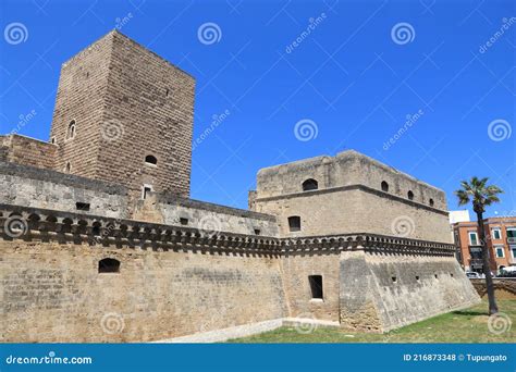 Medieval Castle in Bari, Italy Stock Photo - Image of destination ...