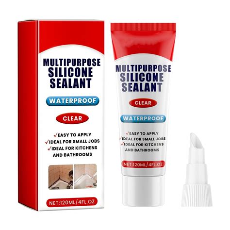 Multipurpose Silicone Sealant, Caulk Clear Silicone Sealant Waterproof