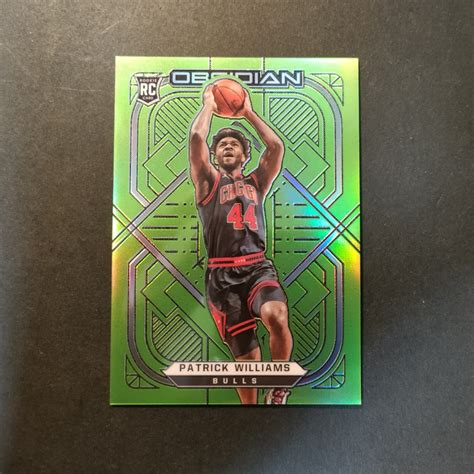 PATRICK WILLIAMS ROOKIE GREEN FLOOD ELECTRIC ETCH PANINI OBSIDIAN NBA