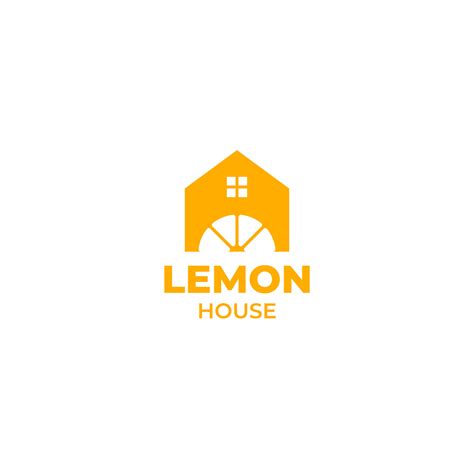 Vector Lemon House Logo Design Illustration 16413617 Vector Art At Vecteezy