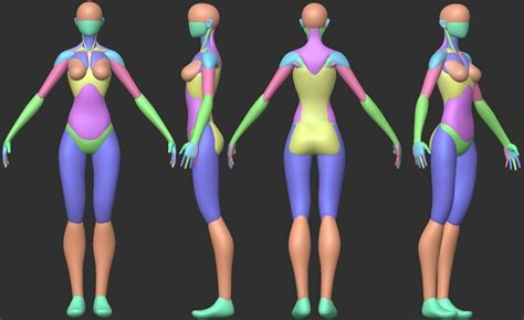 Stylized Female Base Mesh