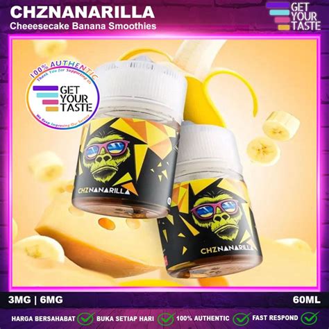 Jual Liquid Chznanarilla 60ML Cheesecake Banana Smoothies By IJC