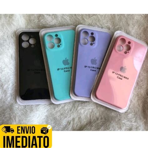 Capa Capinha iPhone 13 PRO MAX Silicone Case Aveludado Proteção