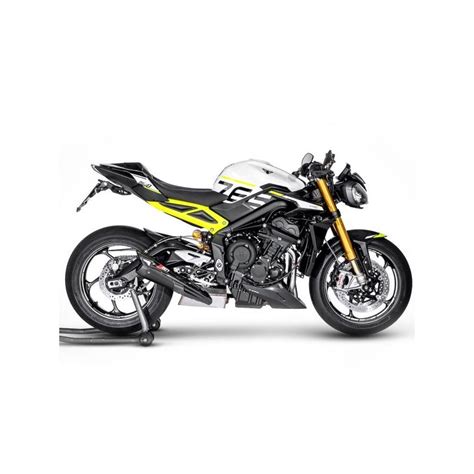 Ligne complète GT ZHD006S10SCR homologuée inox noir ZARD pour Ducati