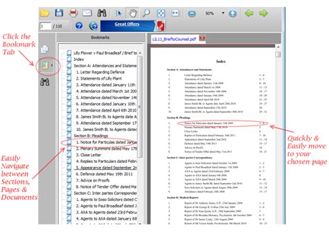 Section Indexation