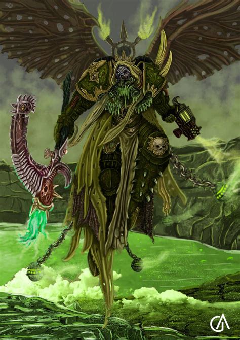 Mortarion Final By Alexgordejuelq Warhammer 40k Artwork Warhammer