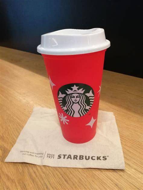 Limited Edition Starbucks Christmas Hot Drink Recyclable Cup Furniture Home Living