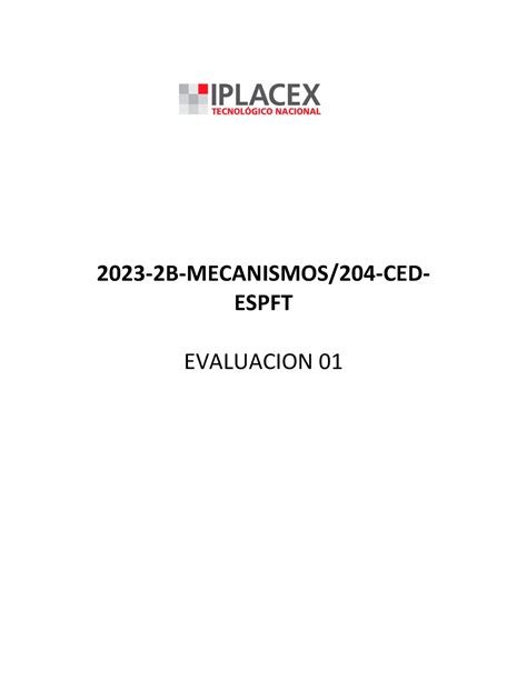 Eva Mec Evaluaci N B Mecanismos Ced Espft