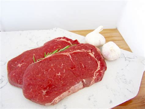 H E B Beef New York Strip Steak Bone In Usda Select