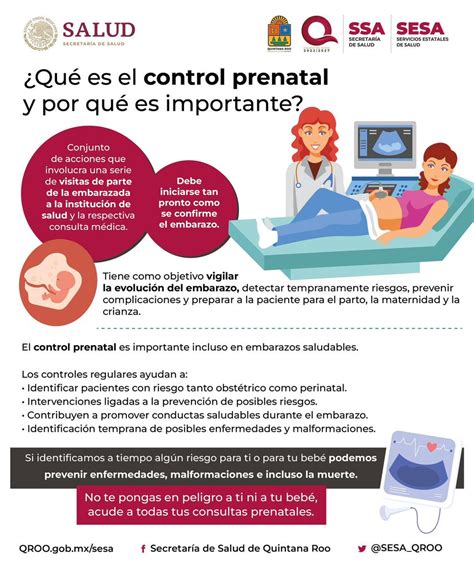 SESA Quintana Roo On Twitter El Control Prenatal Es Importante Por