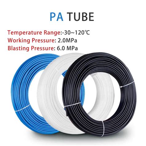 Nylon Tube Pneumatic Pneumatic Hose Pa6 Nylon Air Hose Pa6 Nylon