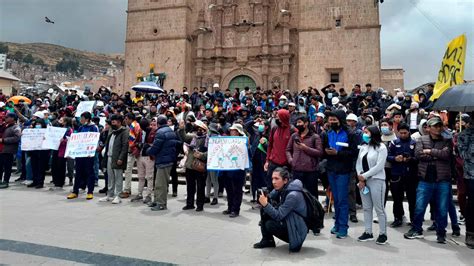 Juliaca Llaman A Una Jornada Nacional De Lucha Para El 9 De Enero A Un