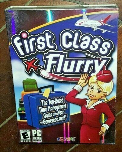 First Class Flurry Pc Game 2008 Brand New Sealed Free Shipping