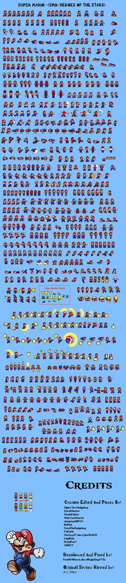 Mario Sprite Sheet by AsylusGoji91 on DeviantArt