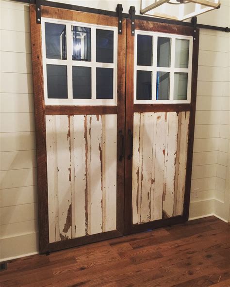 Old doors with new Windows added makes for gorgeous barn doors! | Old ...