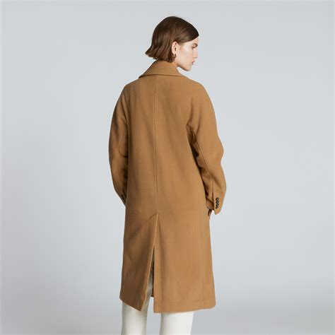The Italian ReWool® Long Peacoat Camel – Everlane