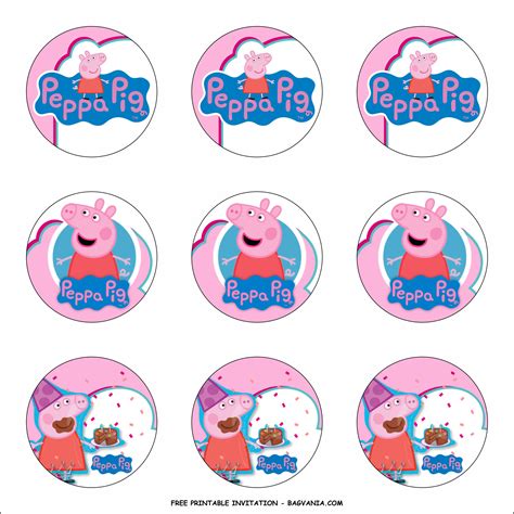 Free Printable Peppa Birthday Party Kits Template Free Printable