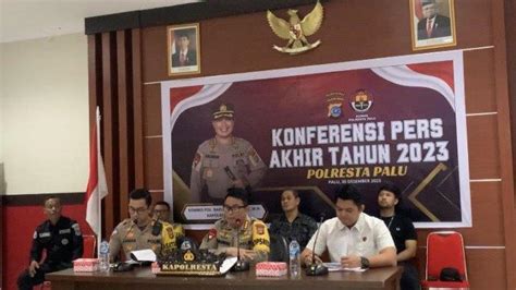 Terima 2 456 Laporan Sepanjang Tahun 2023 Polresta Palu Baru