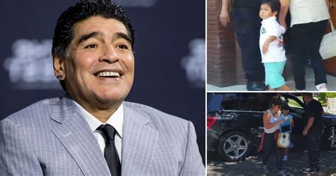 Tras El Acuerdo Judicial Con Verónica Ojeda Diego Maradona Recibió En