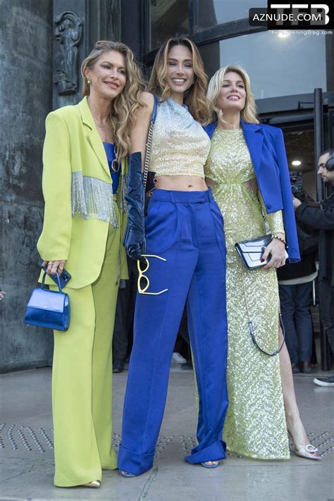 Patricia Gloria Contreras Sexy Seen Flashing Her Nude Tits At Paris Fashion Week In France AZNude