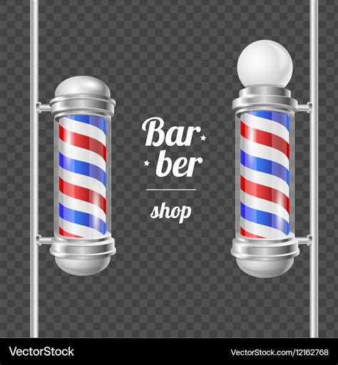 Barber shop pole Royalty Free Vector Image - VectorStock